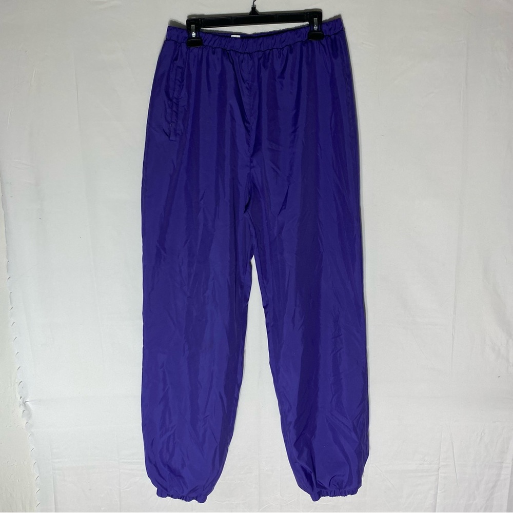 Vintage 90s Sunice Purple Track Pants Activewear Gorpcore XL Retro Activewear